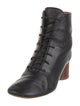Mansur Gavriel Leather Lace-Up Boots
