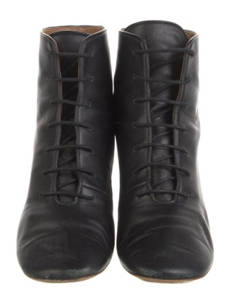 Mansur Gavriel Leather Lace-Up Boots