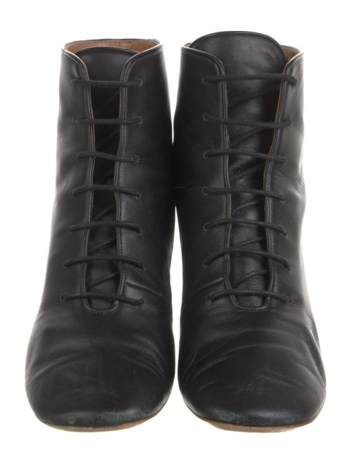 Mansur Gavriel Leather Lace-Up Boots