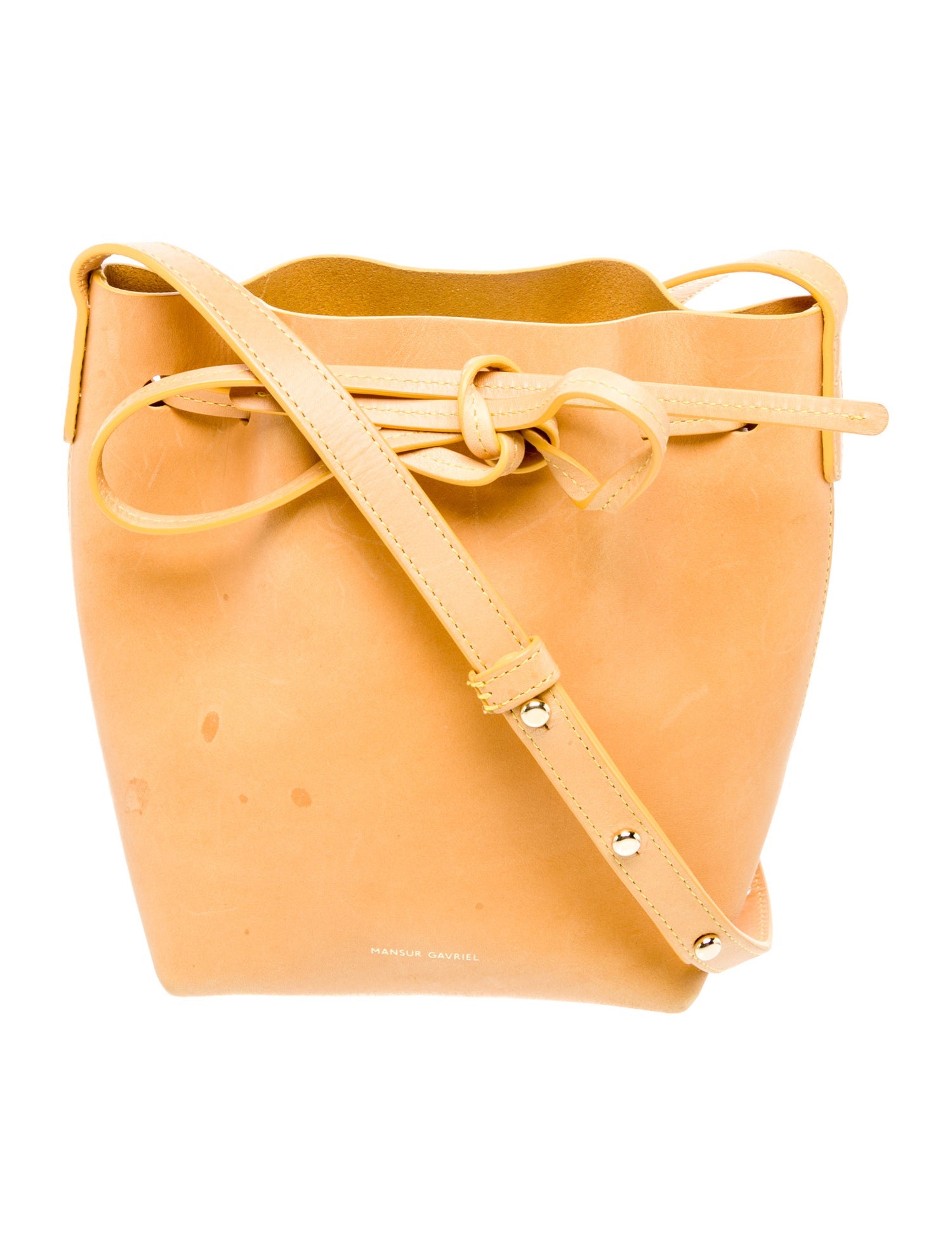 Mansur Gavriel Leather Bucket Bag