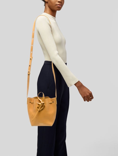 Mansur Gavriel Leather Bucket Bag