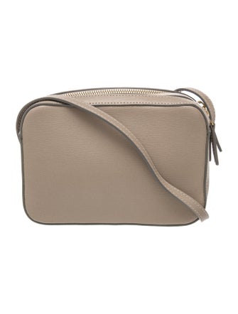 Mansur Gavriel Saffiano Leather Crossbody Bag
