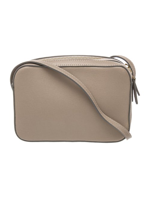 Mansur Gavriel Saffiano Leather Crossbody Bag