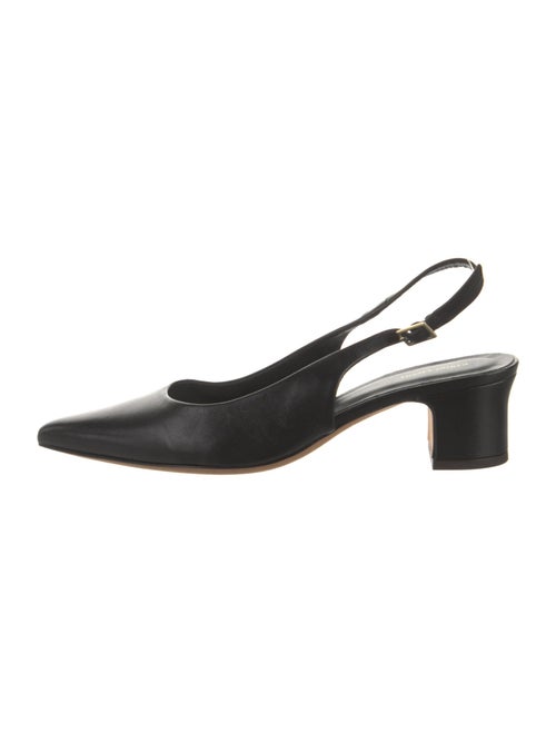 Mansur Gavriel Leather Slingback Pumps