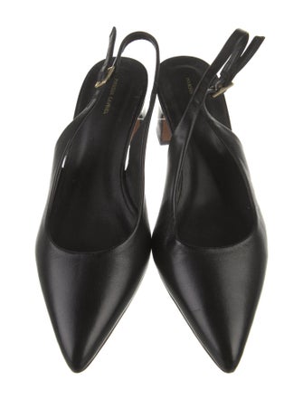 Mansur Gavriel Leather Slingback Pumps