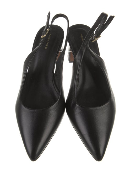 Mansur Gavriel Leather Slingback Pumps