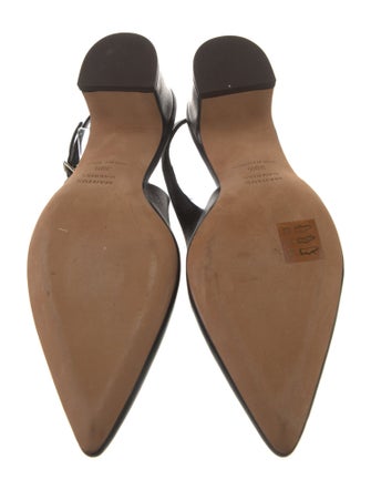 Mansur Gavriel Leather Slingback Pumps