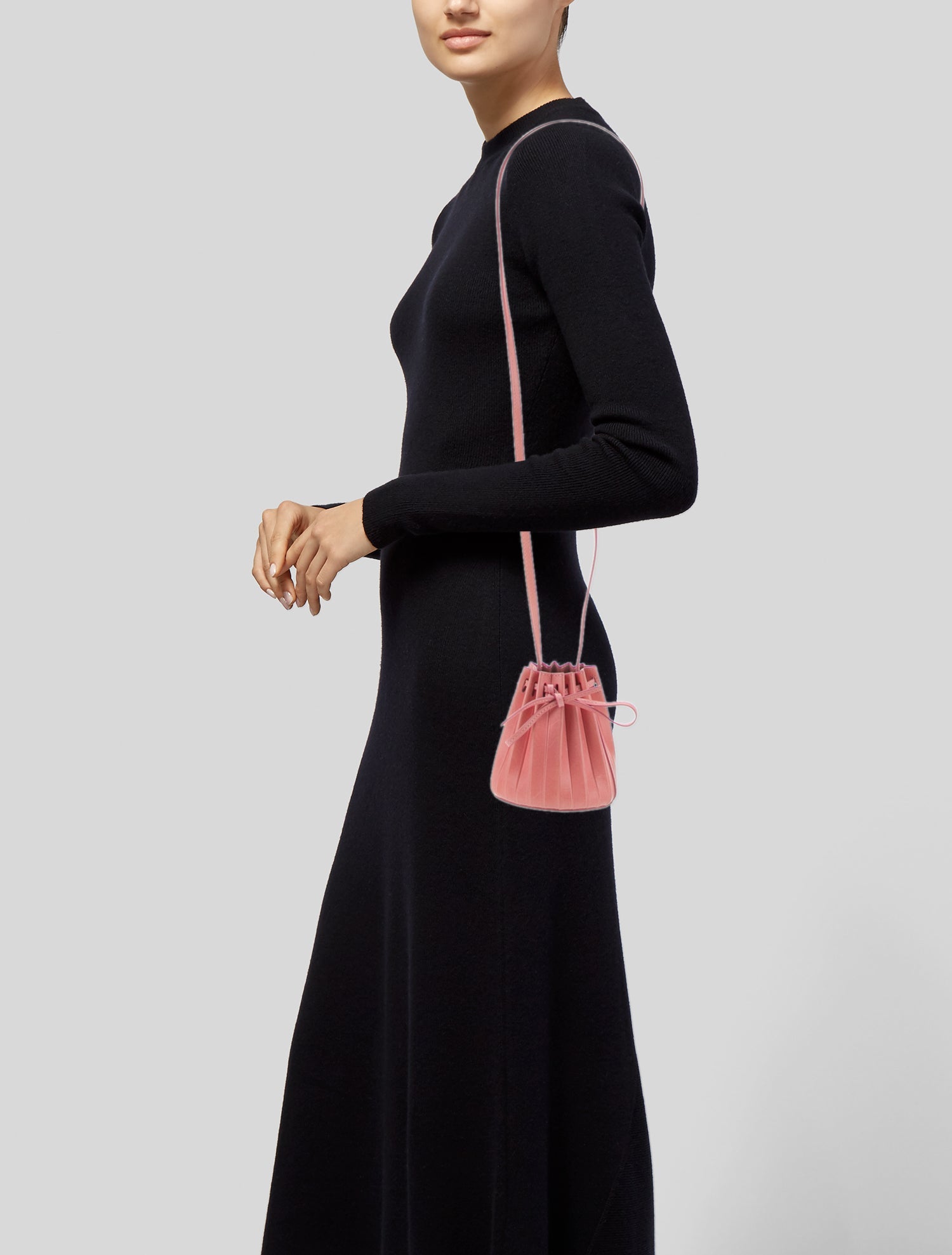 Mansur Gavriel Leather Bucket Bag