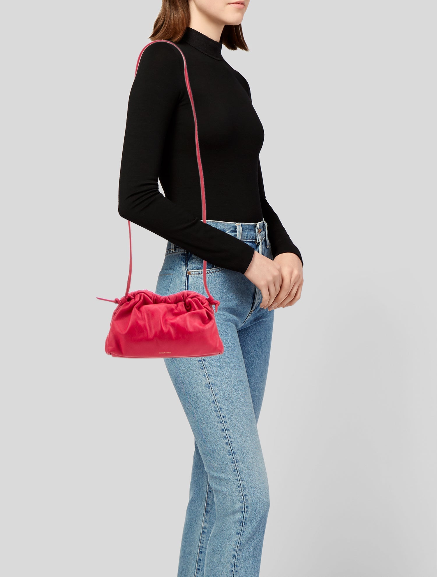 Mansur Gavriel Leather Shoulder Bag