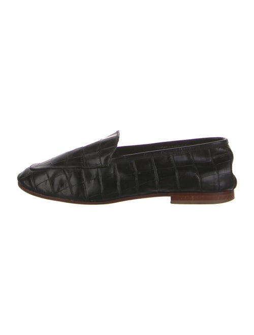 Mansur Gavriel Embossed Leather Loafers