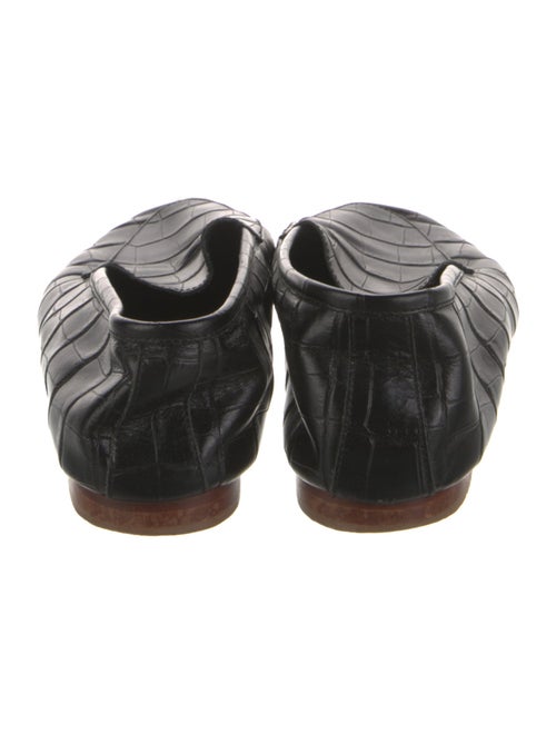 Mansur Gavriel Embossed Leather Loafers