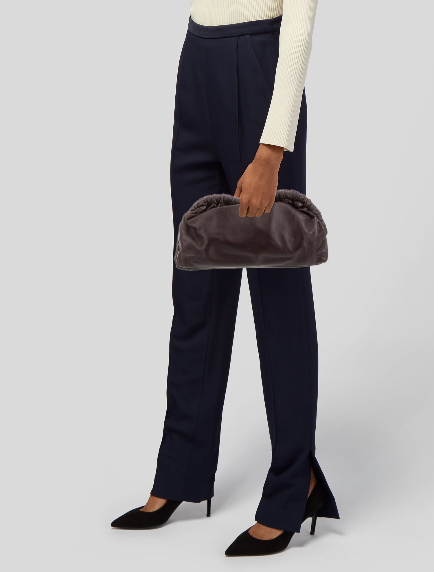 Mansur Gavriel Leather Clutch