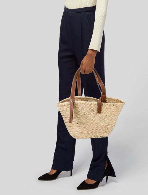 Poolside Straw Bucket Bag