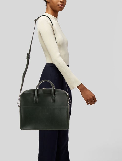 Mansur Gavriel Leather Briefcase
