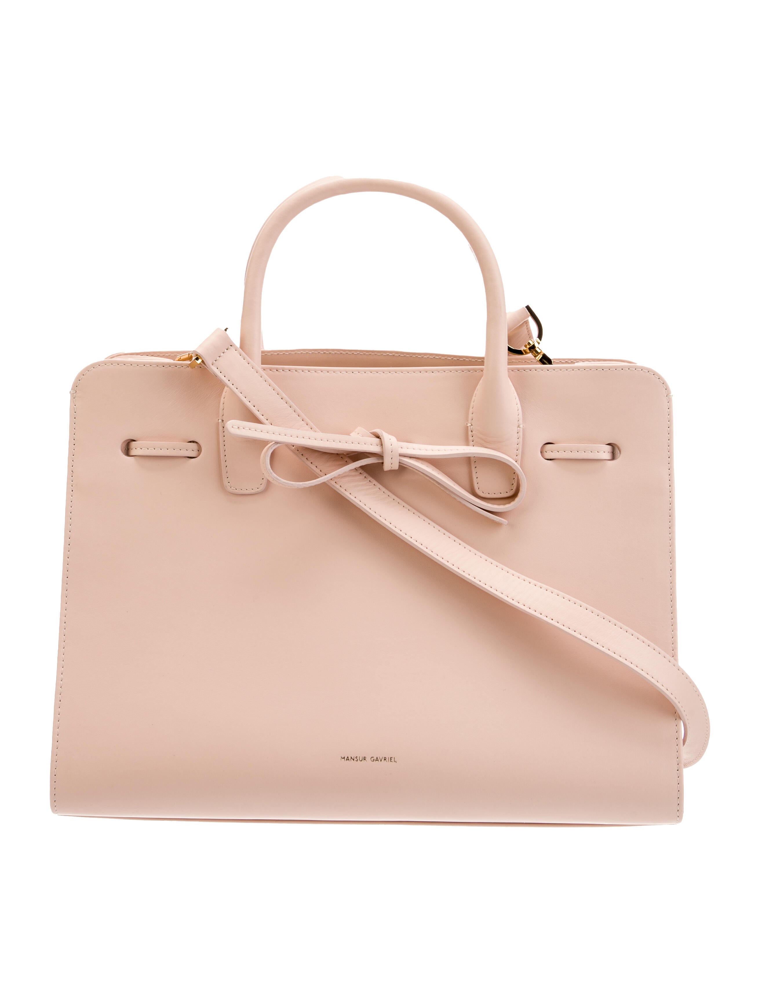 Mansur Gavriel Leather Top Handle Bag