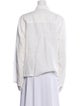 Mansur Gavriel Linen Long Sleeve Button-Up Top