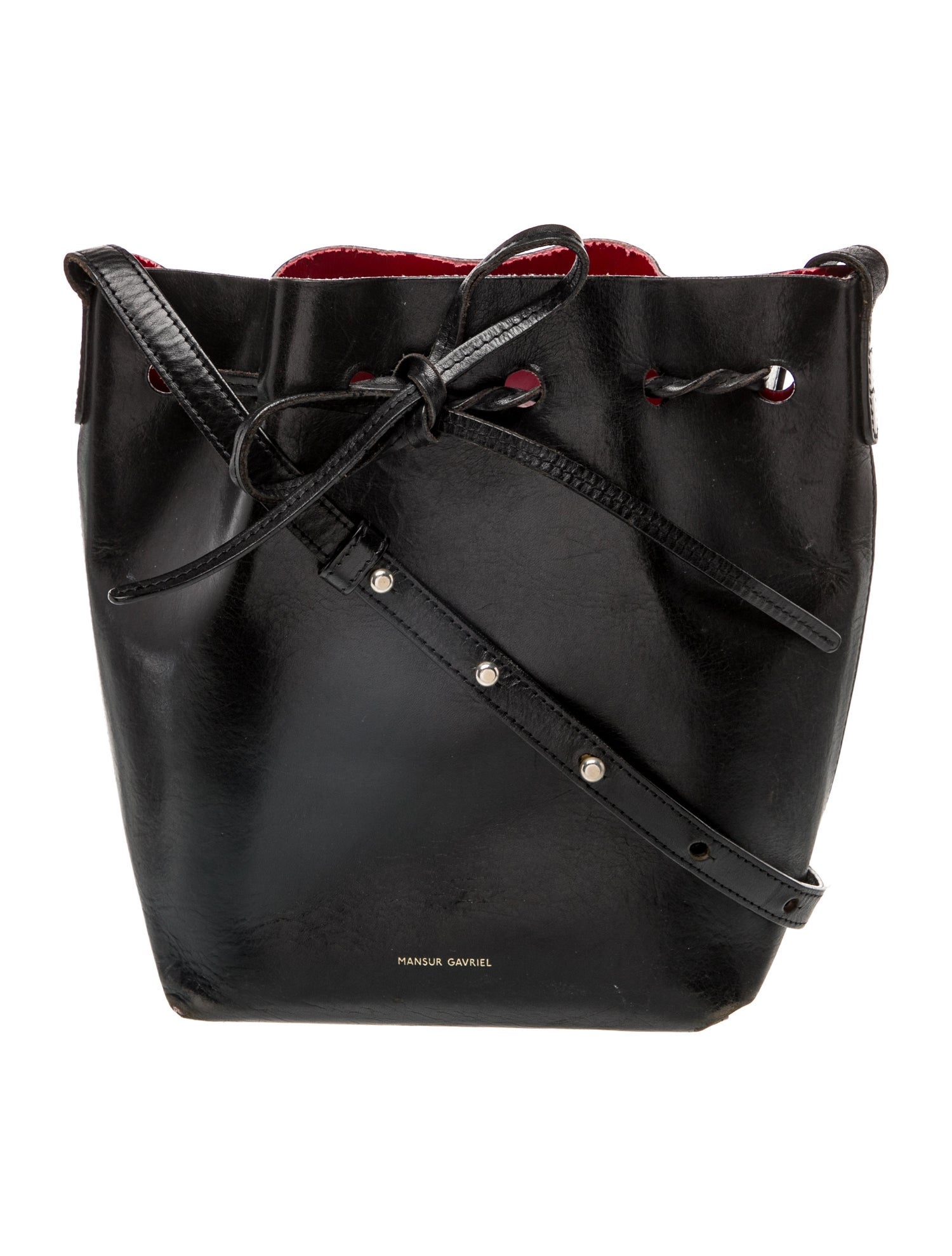 Mansur Gavriel Leather Bucket Bag
