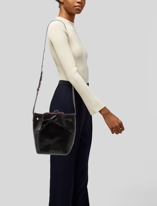 Mansur Gavriel Leather Bucket Bag
