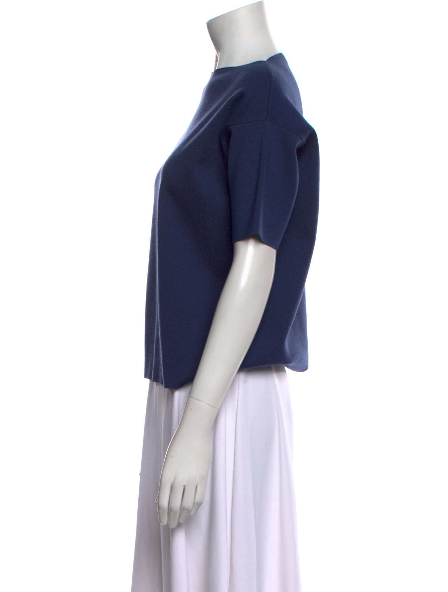 Mansur Gavriel Virgin Wool Bateau Neckline Tunic