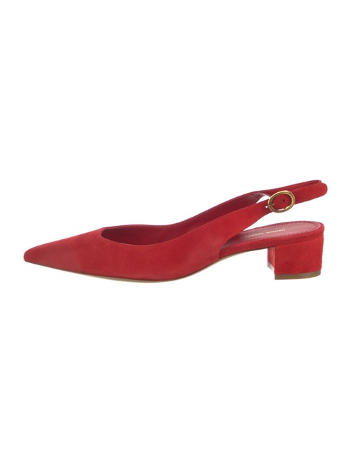 Mansur Gavriel Suede Slingback Flats