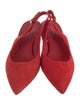 Mansur Gavriel Suede Slingback Flats