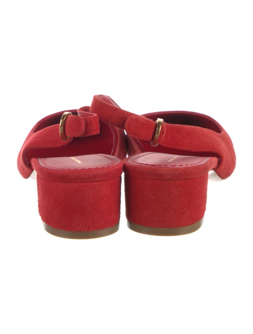 Mansur Gavriel Suede Slingback Flats