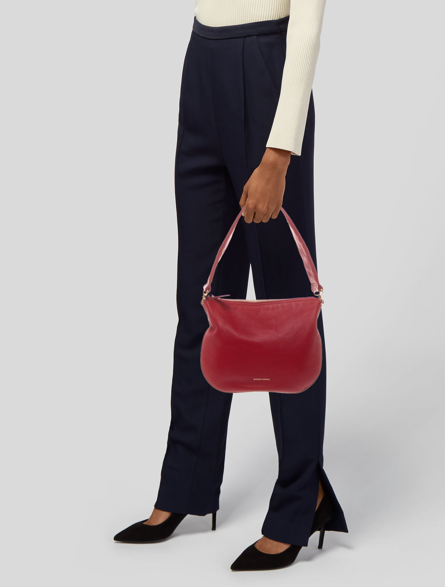 Mansur Gavriel Leather Shoulder Bag