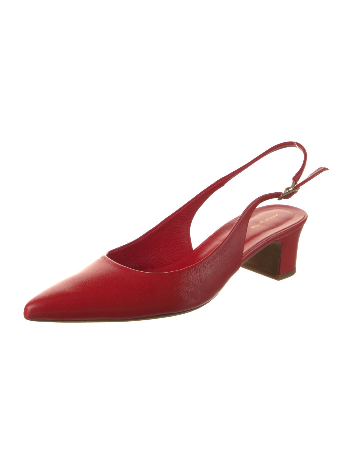 Mansur Gavriel Leather Slingback Pumps