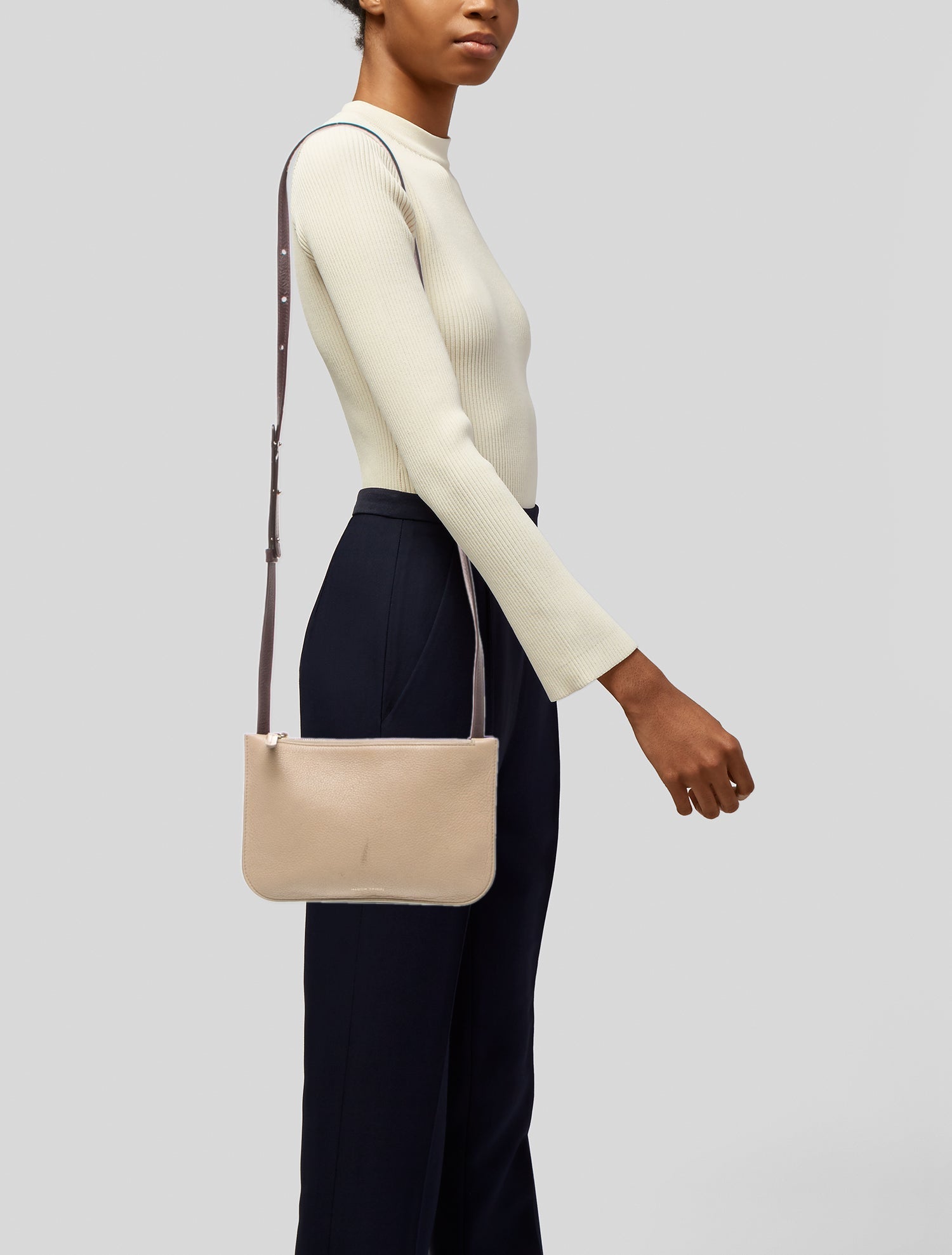 Mansur Gavriel Leather Crossbody Bag