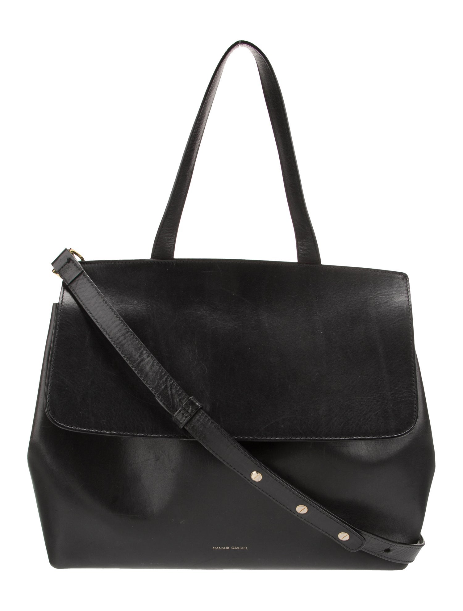 Mansur Gavriel Leather Top Handle Bag