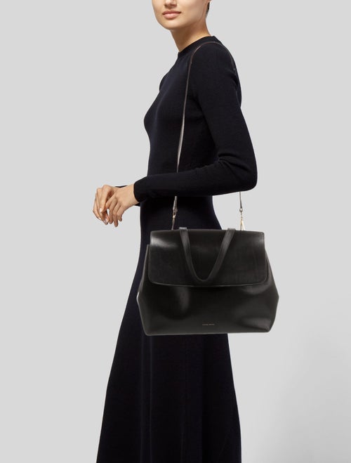 Mansur Gavriel Leather Top Handle Bag