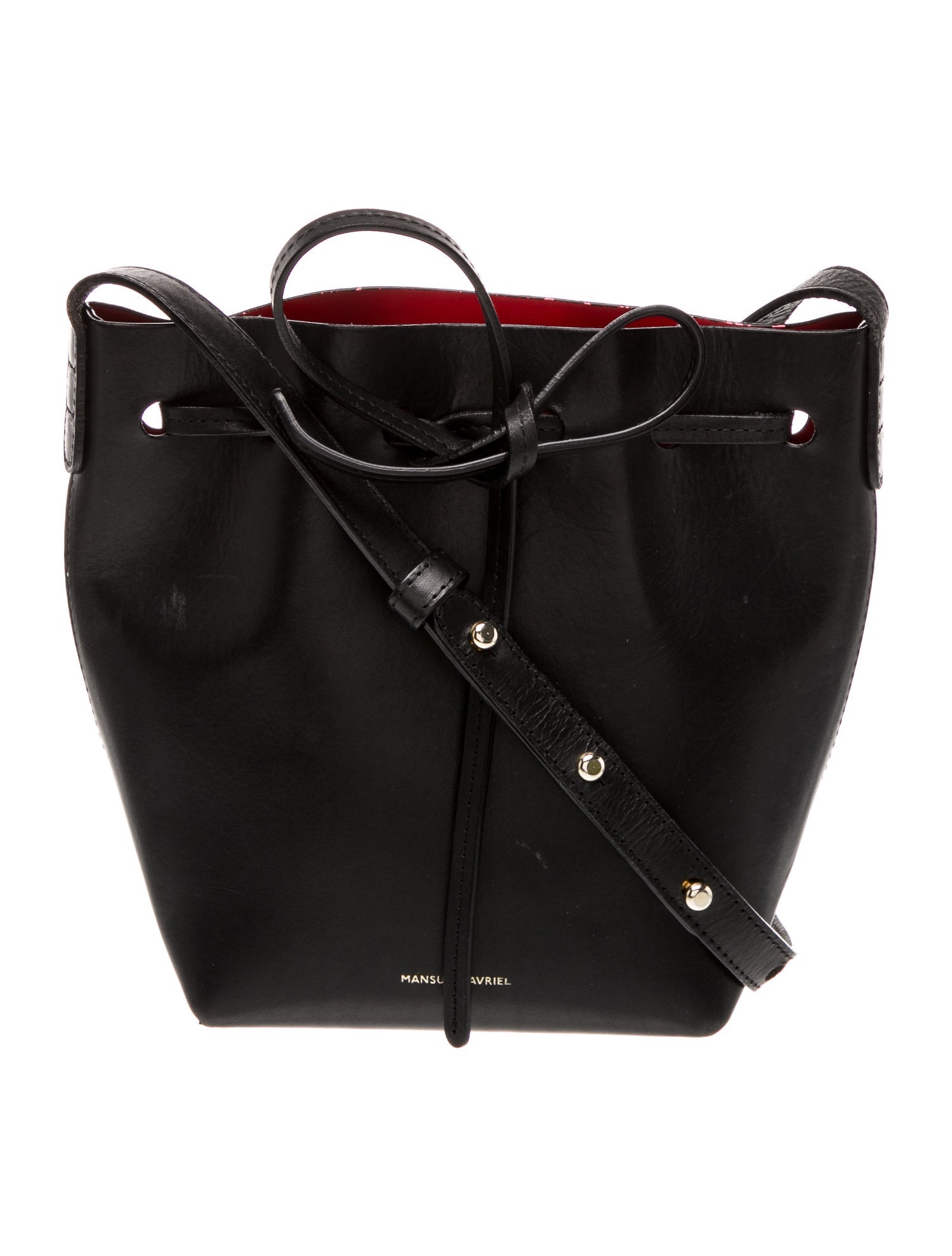 Mansur Gavriel Leather Bucket Bag