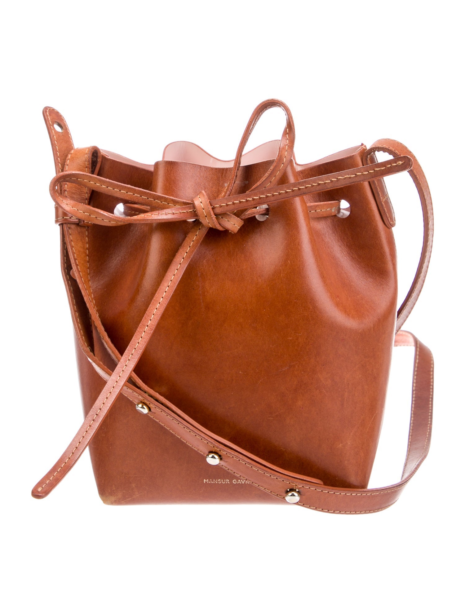 Mansur Gavriel Leather Bucket Bag