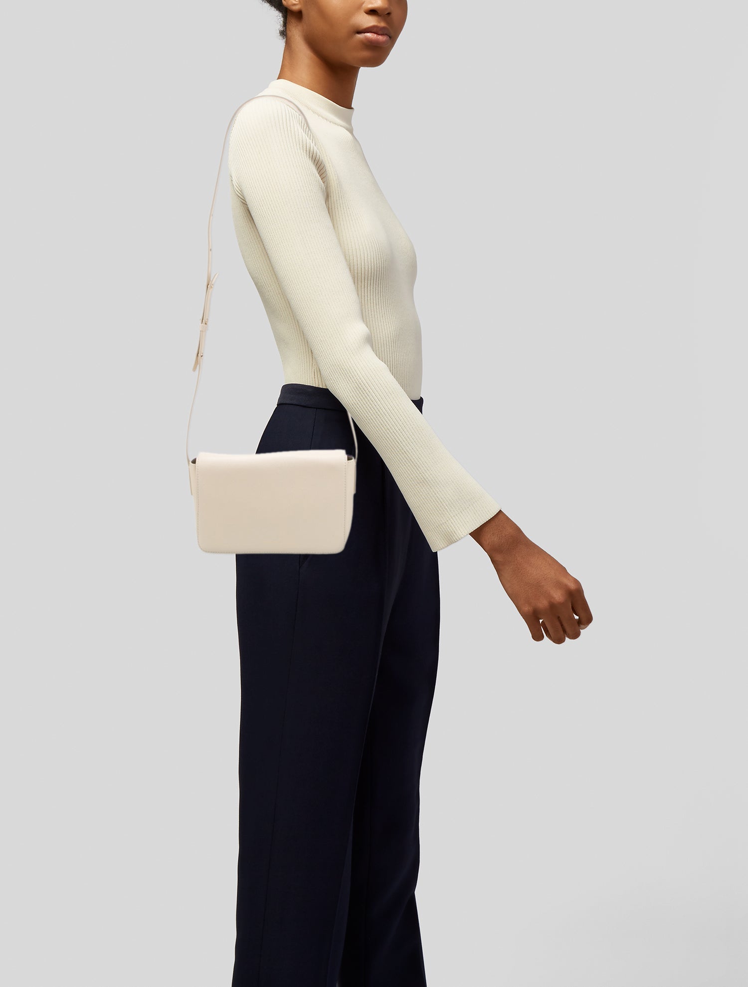 Mansur Gavriel Leather Crossbody Bag w/ Tags