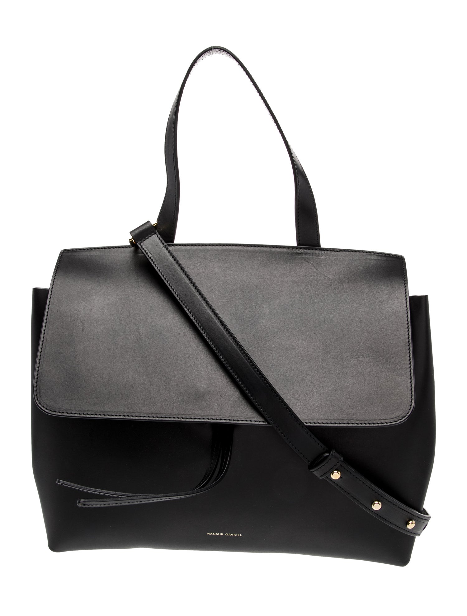 Mansur Gavriel Leather Top Handle Bag