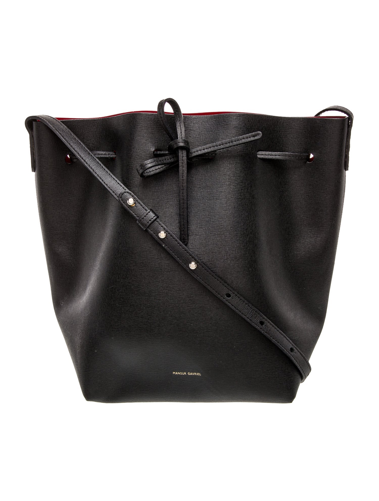 Mansur Gavriel Leather Bucket Bag Large
