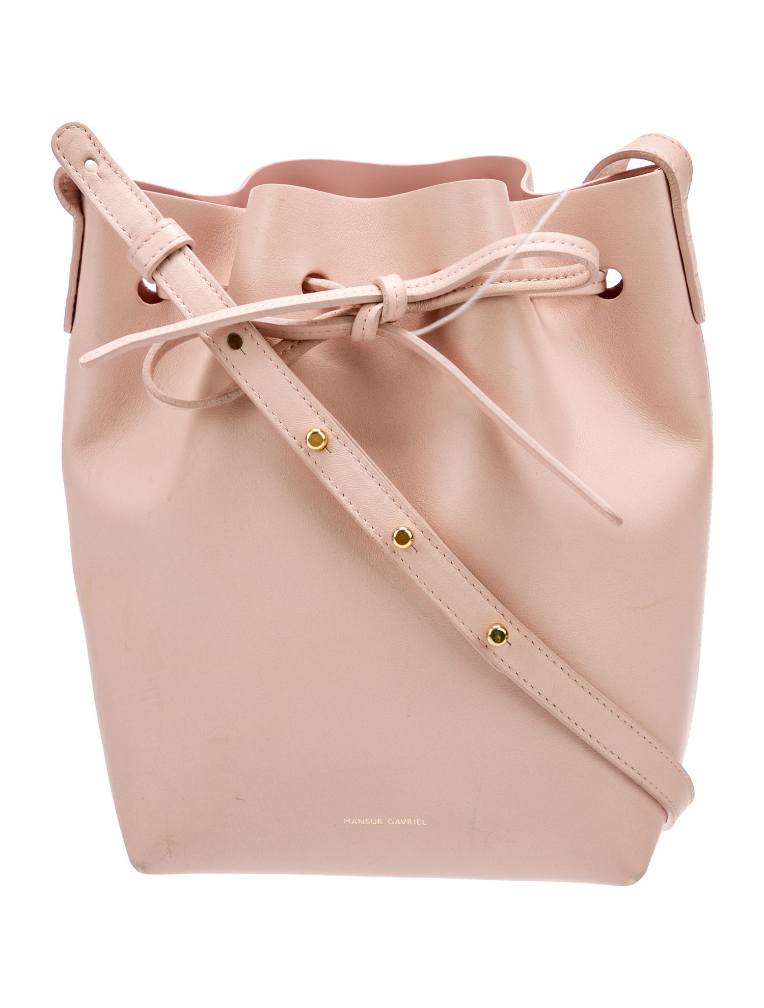 Mansur Gavriel Leather Bucket Bag