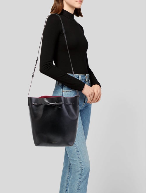 Mansur Gavriel Leather Bucket Bag