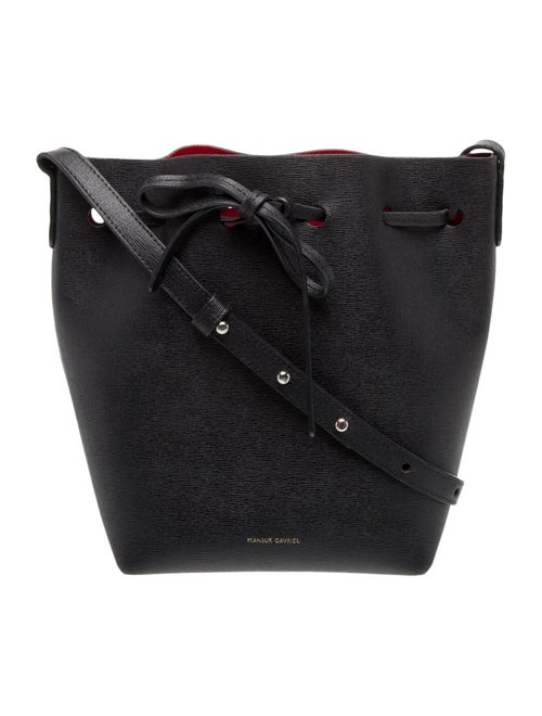 Mansur Gavriel Saffiano Leather Bucket Bag