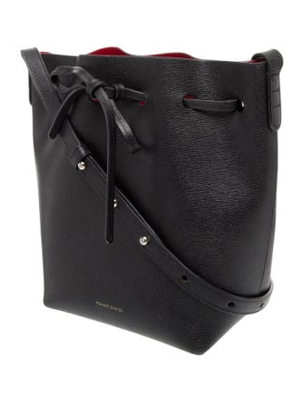 Mansur Gavriel Saffiano Leather Bucket Bag