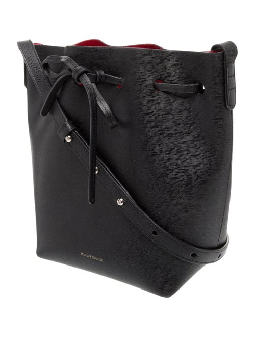 Mansur Gavriel Saffiano Leather Bucket Bag