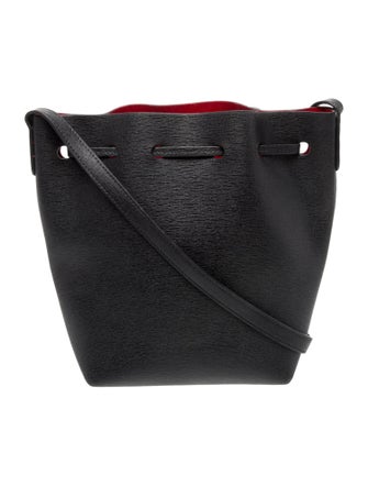 Mansur Gavriel Saffiano Leather Bucket Bag