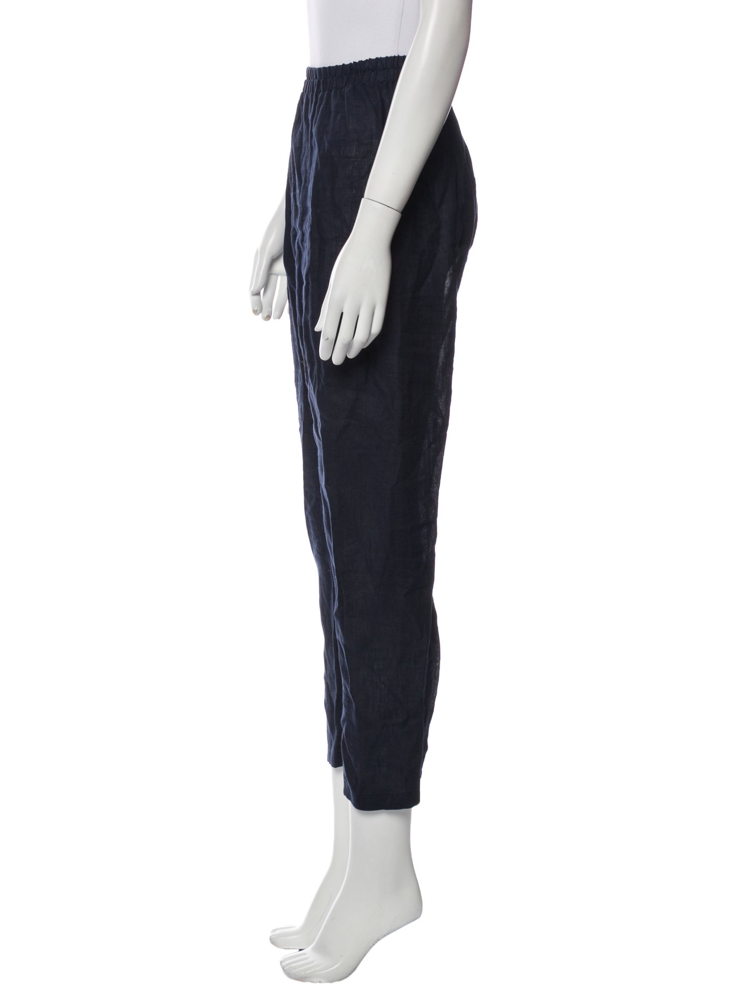 Mansur Gavriel Linen Skinny Leg Pants