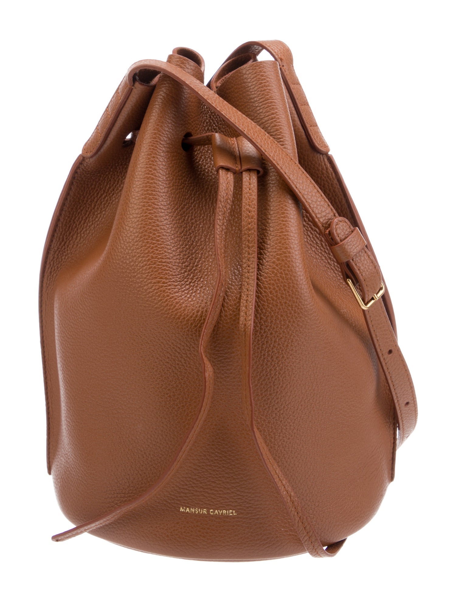 Mansur Gavriel Leather Bucket Bag