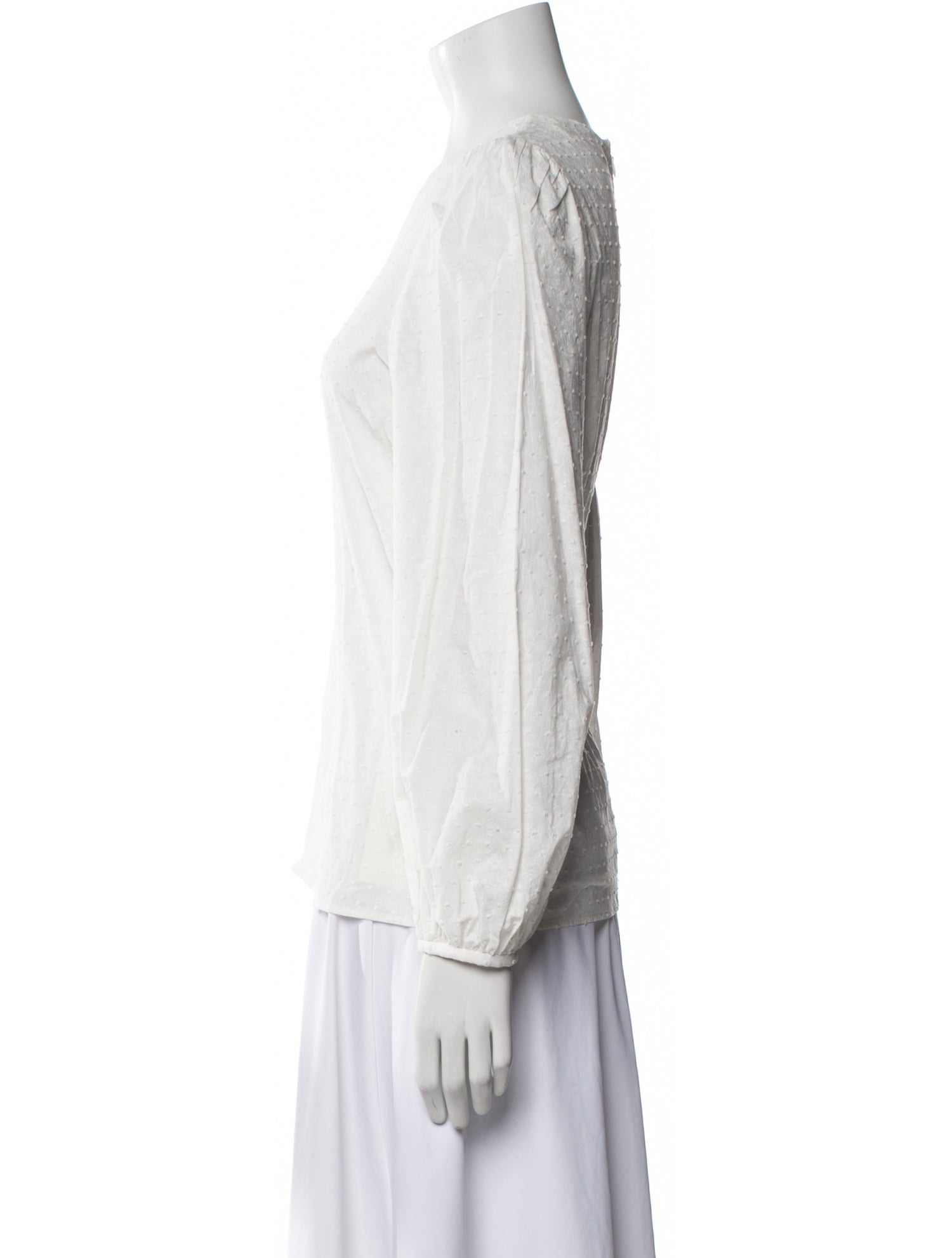 Mansur Gavriel Crew Neck Long Sleeve Top