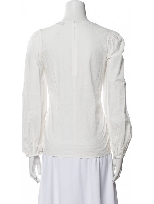 Mansur Gavriel Crew Neck Long Sleeve Top