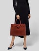 Mansur Gavriel Suede Top Handle Bag