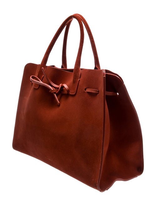 Mansur Gavriel Suede Top Handle Bag