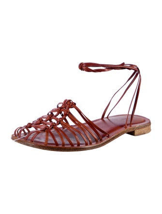 Mansur Gavriel Leather Gladiator Sandals