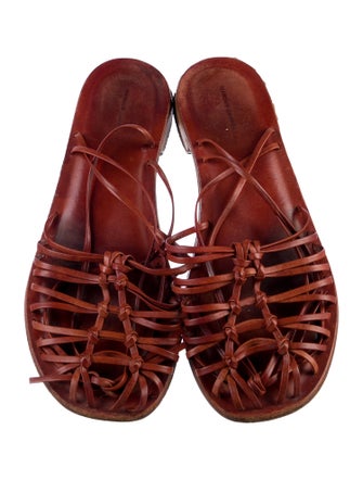 Mansur Gavriel Leather Gladiator Sandals